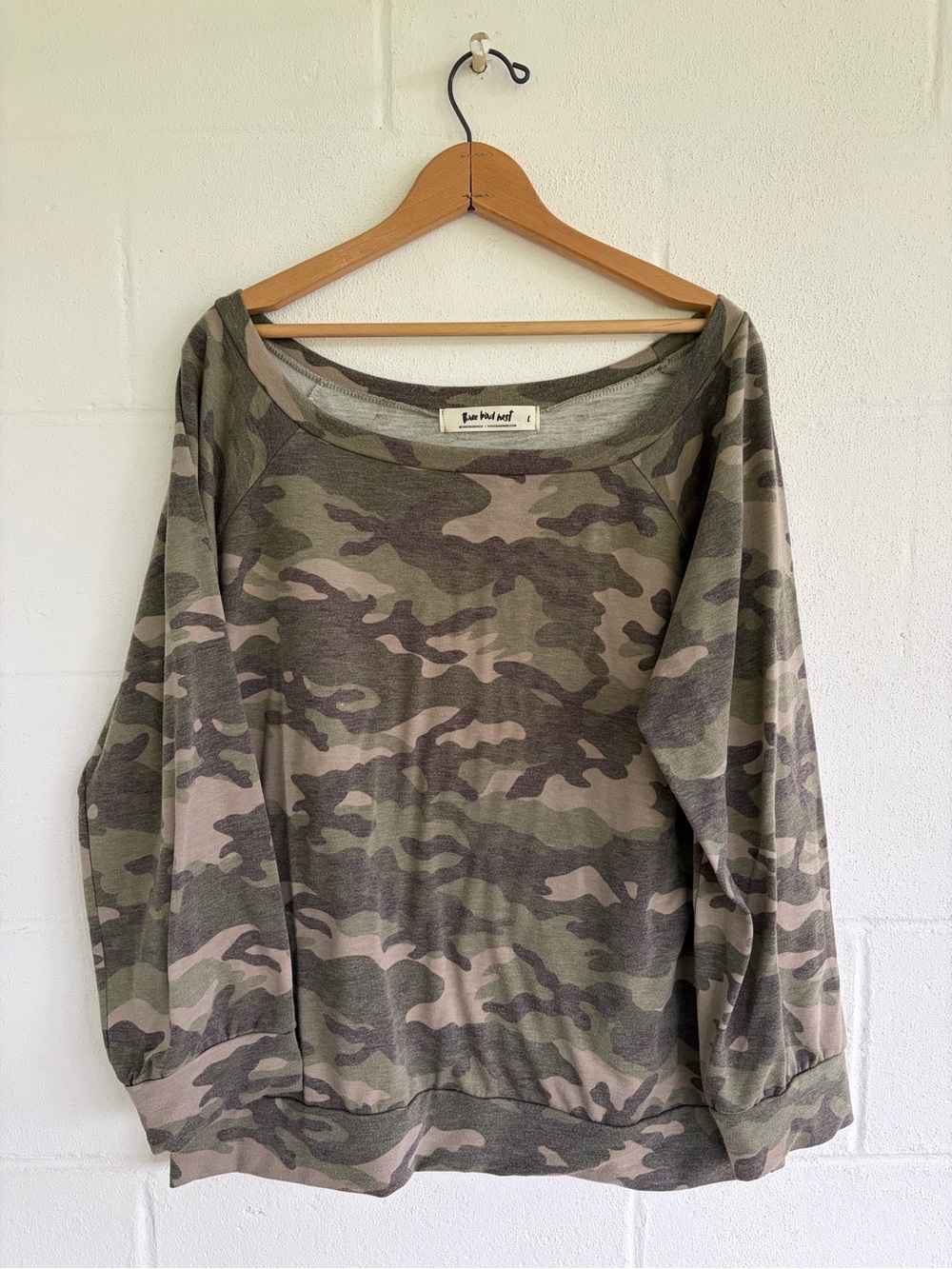 Three Bird Nest - Camo Top